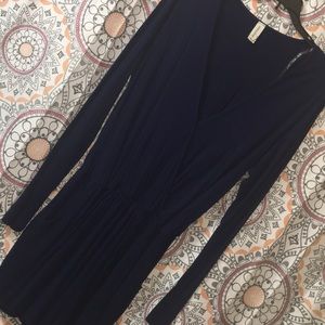 Stench Long Sleeve Navy Blue Romper